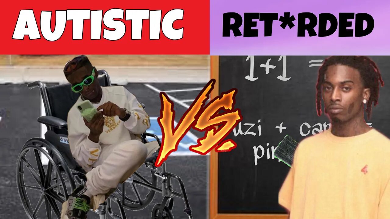 AUTISTIC RAPPERS vs RET*RDED RAPPERS (PART 2)