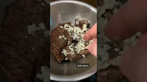 Steak and feta in a bowl is exciting | Carnivore Diet