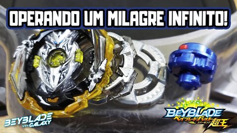 Testando 072 - INFINITE ACHILLES .Wh.Op' 1D contra 3 combos - Beyblade Burst ベイブレードバースト