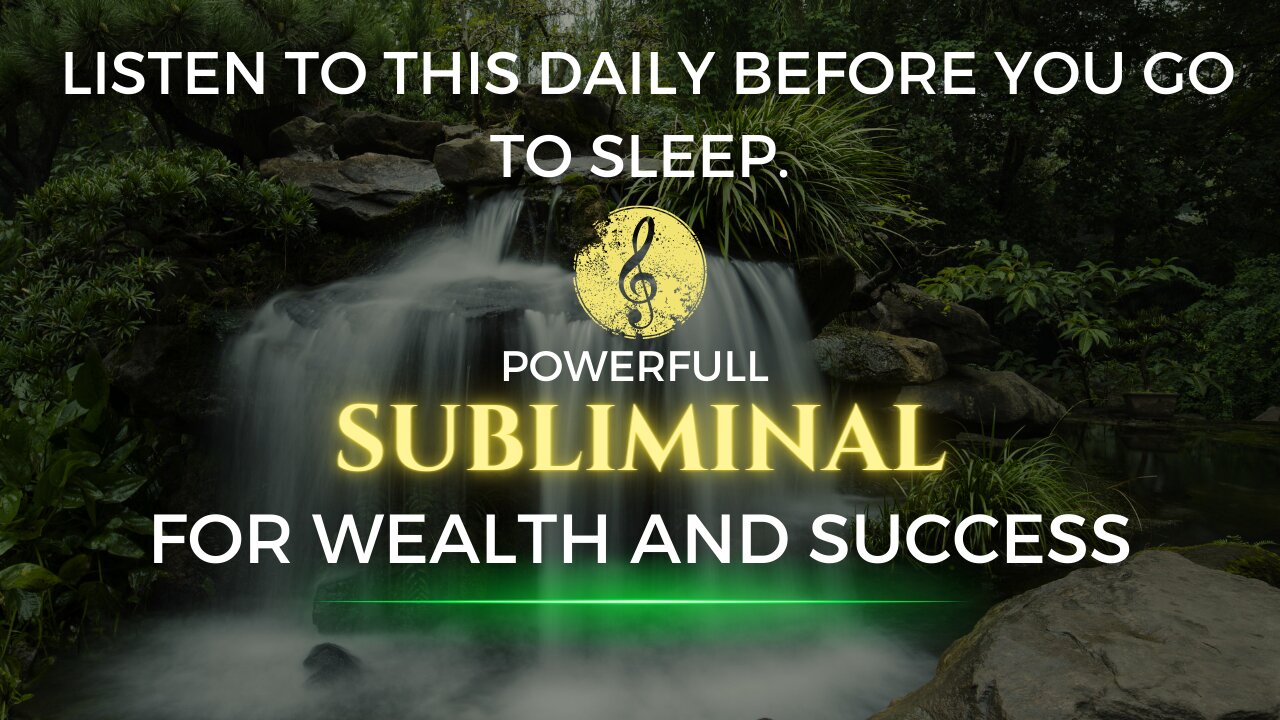 Powerful Subliminal for Success and Wealth