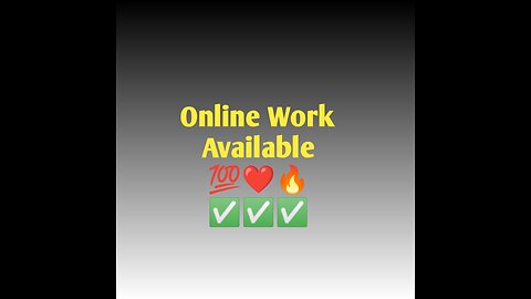 Online business work