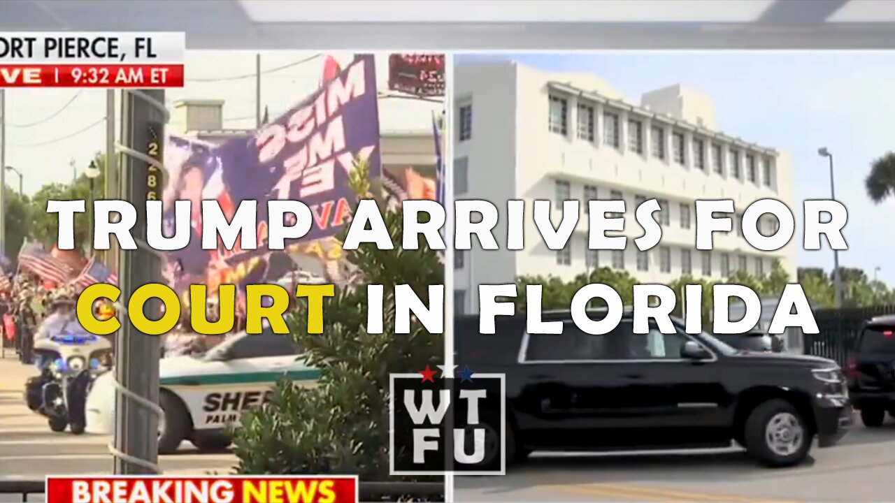 Trump Arrives for Court in Florida