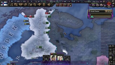 Poncho Villa Streams Hearts of Iron 4 Finland Dies to Poland and Germany 2022-07-14