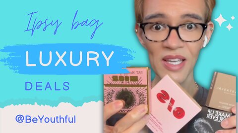 Ipsy Haul ✨ Luxury makeup for a steal?! 💯 Get yours too! 👏 Link in description 💙