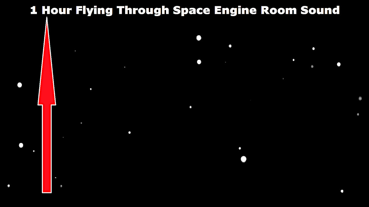 1 Hour Flying Through Space - Spaceship Engine Room Sound