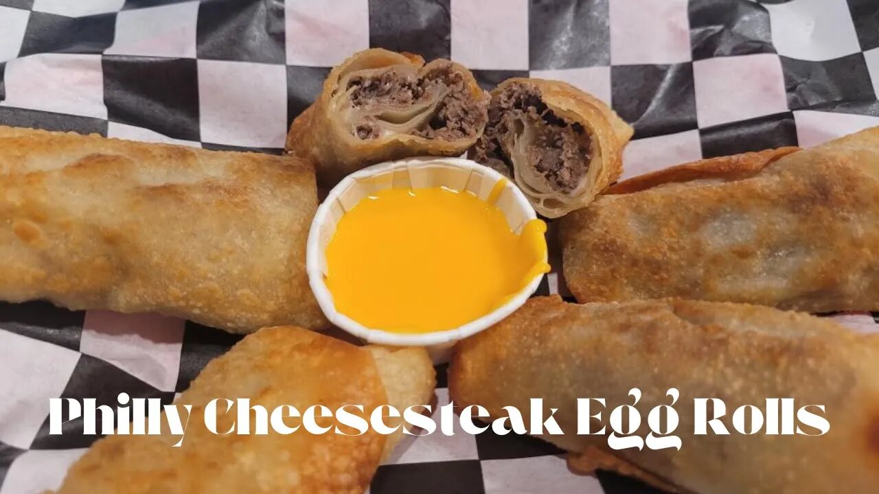 PHILLY CHEESESTEAK EGG ROLLS