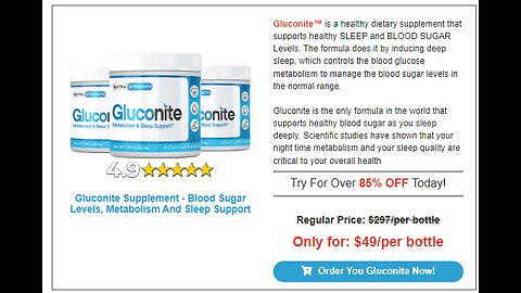 Gluconite Reviews - Does It Work?