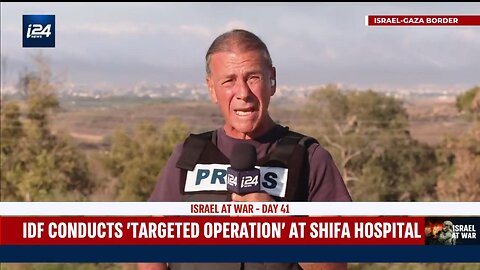 Someone is lying: Hamas sealed the tunnels underneath the Al-Shifa hospital with concrete