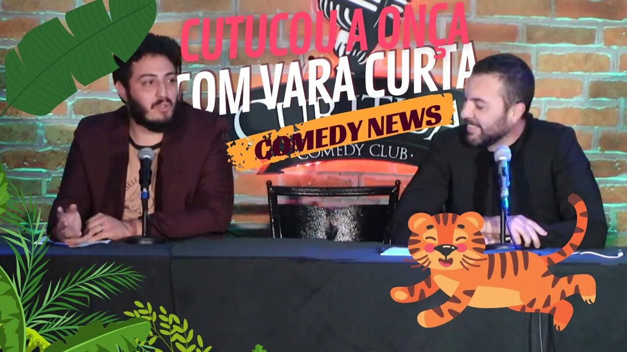 Criança encontra onça no vestiário!!!! - Comedy News - As noticias mais Zoadas da Semana