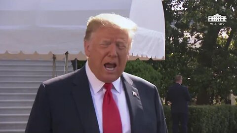 President Trump Delivers Remarks Upon Departure