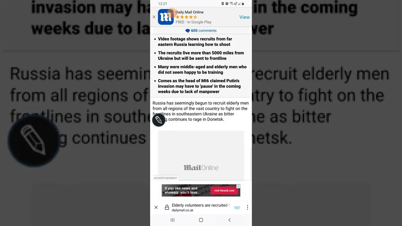 Putin's Dad's Army英语