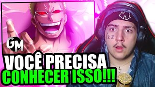 (DESCOBRI UM CANAL INCRÍVEL!!) Demônio Celestial | Donquixote Doflamingo | Geek Mafia Benja | REACT