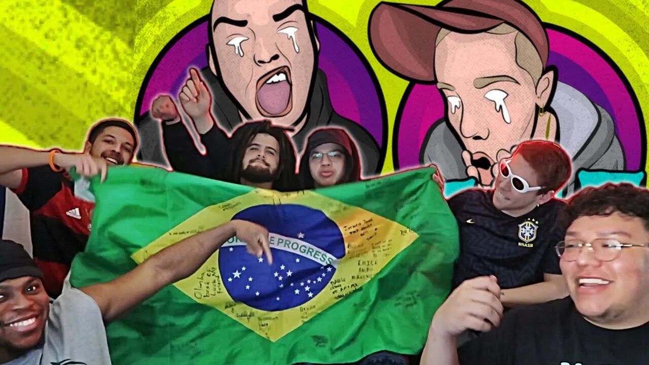 BRAZILIANS TEACH US BRAZILIAN RAP | Ft. Costa Gold - UAU! (Clipe Oficial)