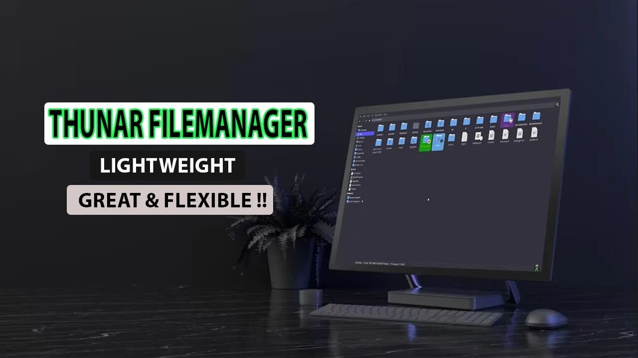 Thunar Filemanager | Lightweight, Great & Flexible !! Linux | The Linux Tube