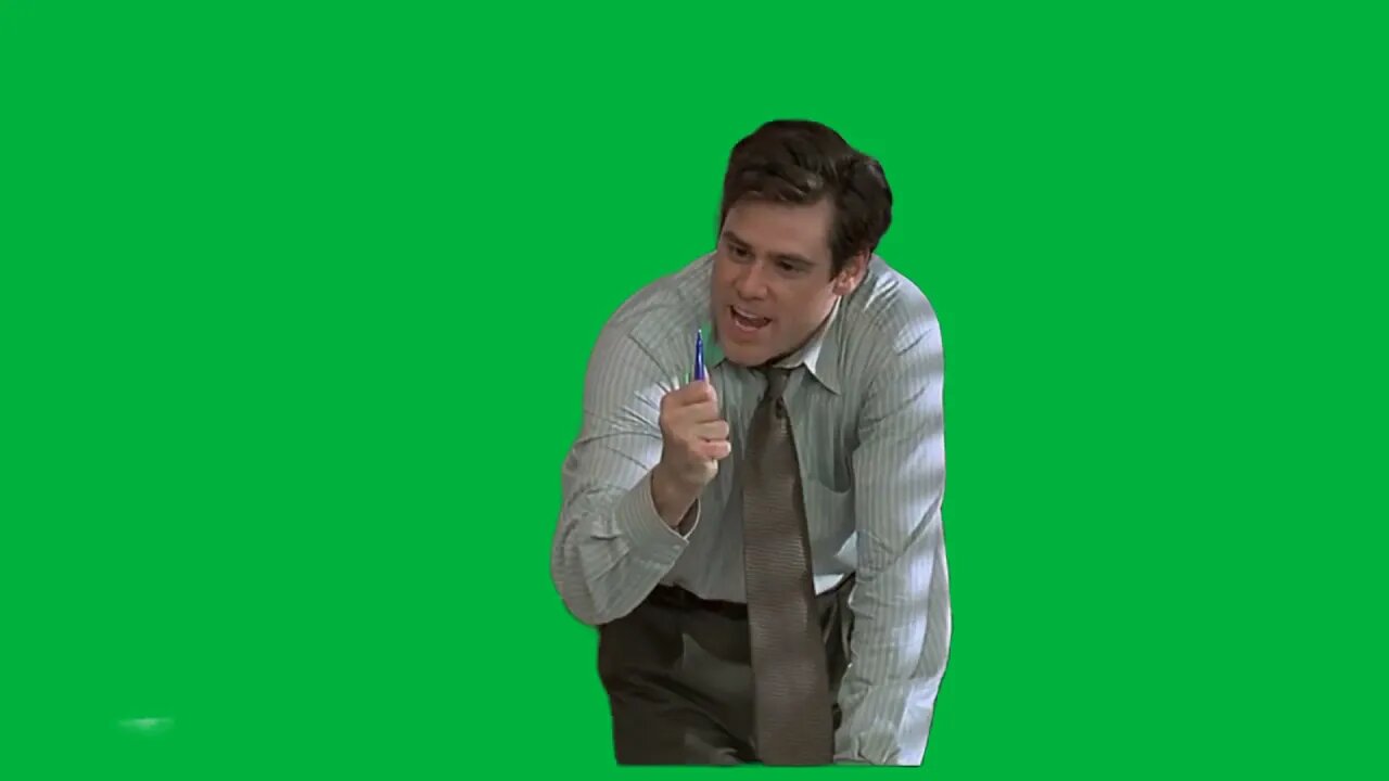 Green Screen –The color of this pen is red liar liar