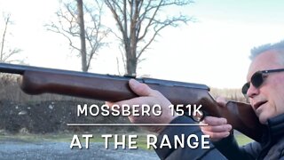 1950’s Mossberg 151k semi auto 22lr rifle at the range. Federal Automatch & Aguila super extra