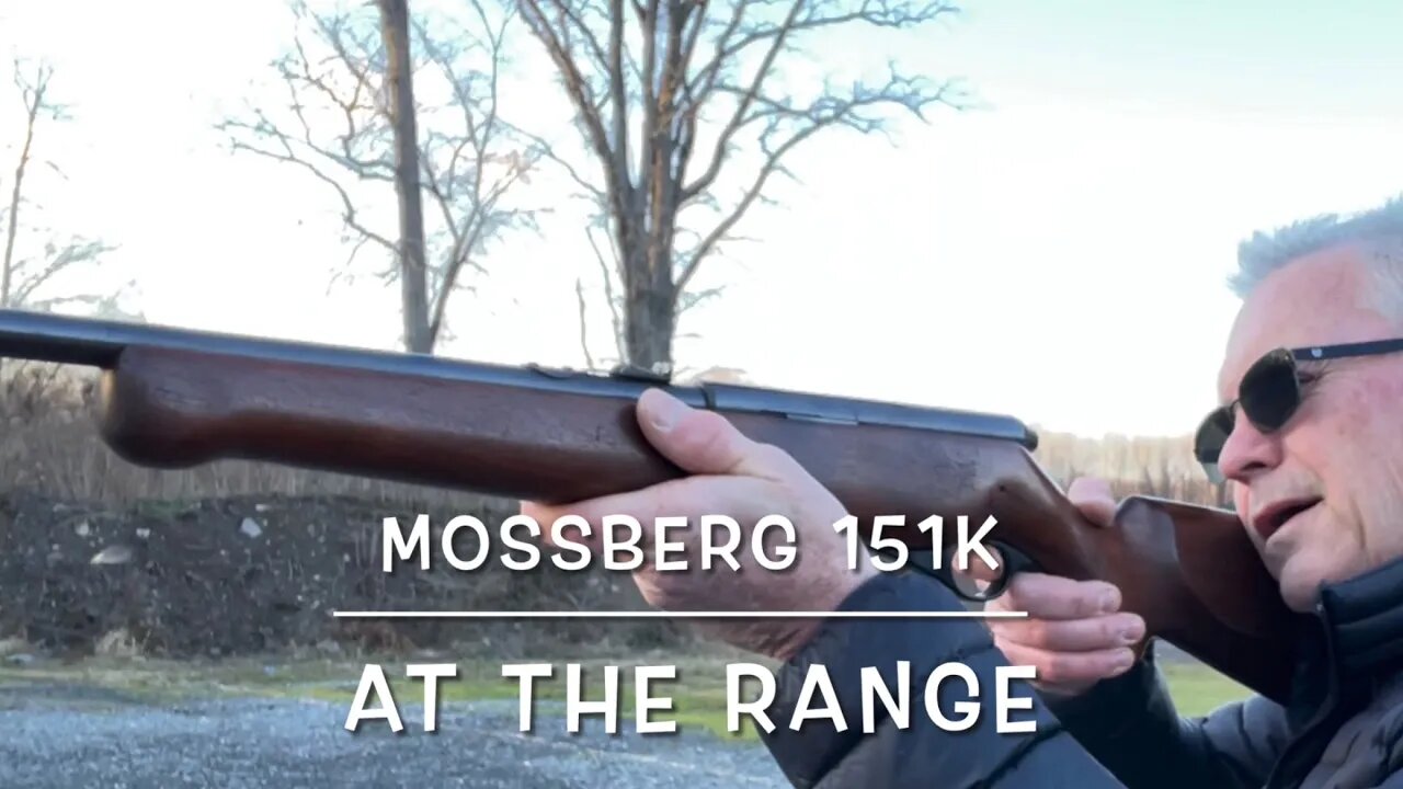 1950’s Mossberg 151k semi auto 22lr rifle at the range. Federal Automatch & Aguila super extra