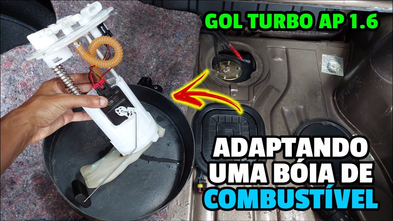 ADAPTAÇÃO CORRETA DA BÓIA DE COMBUSTÍVEL NO TANQUE DO GOL TURBO