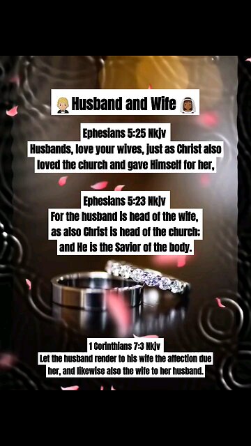 Husband and Wife in the Bible