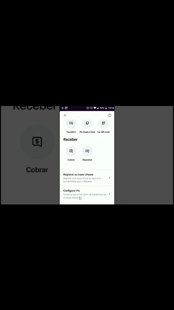 CRIAR chave PIX no NUBANK #shorts