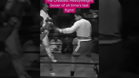 Muhammad Ali last fight | The Greatest Heavyweight boxer of all time's last fight! #muhammadali