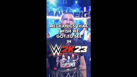 MECHIANIC THAT I WISH WE GOT TO SEE IN WWE 2K23