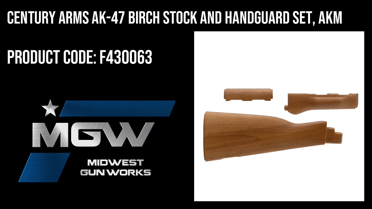 Century Arms AK-47 Birch Stock and Handguard Set, AKM - F430063