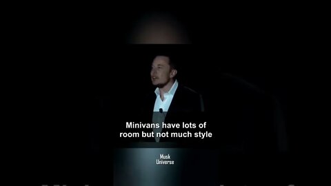 Elon Musk Makes Fun of Minivans and SUV's #shorts