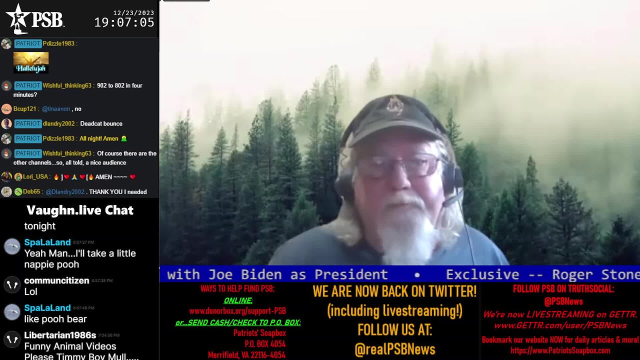 2023-12-23 19:00 EST - On a Wing and a Prayer: with Deb65