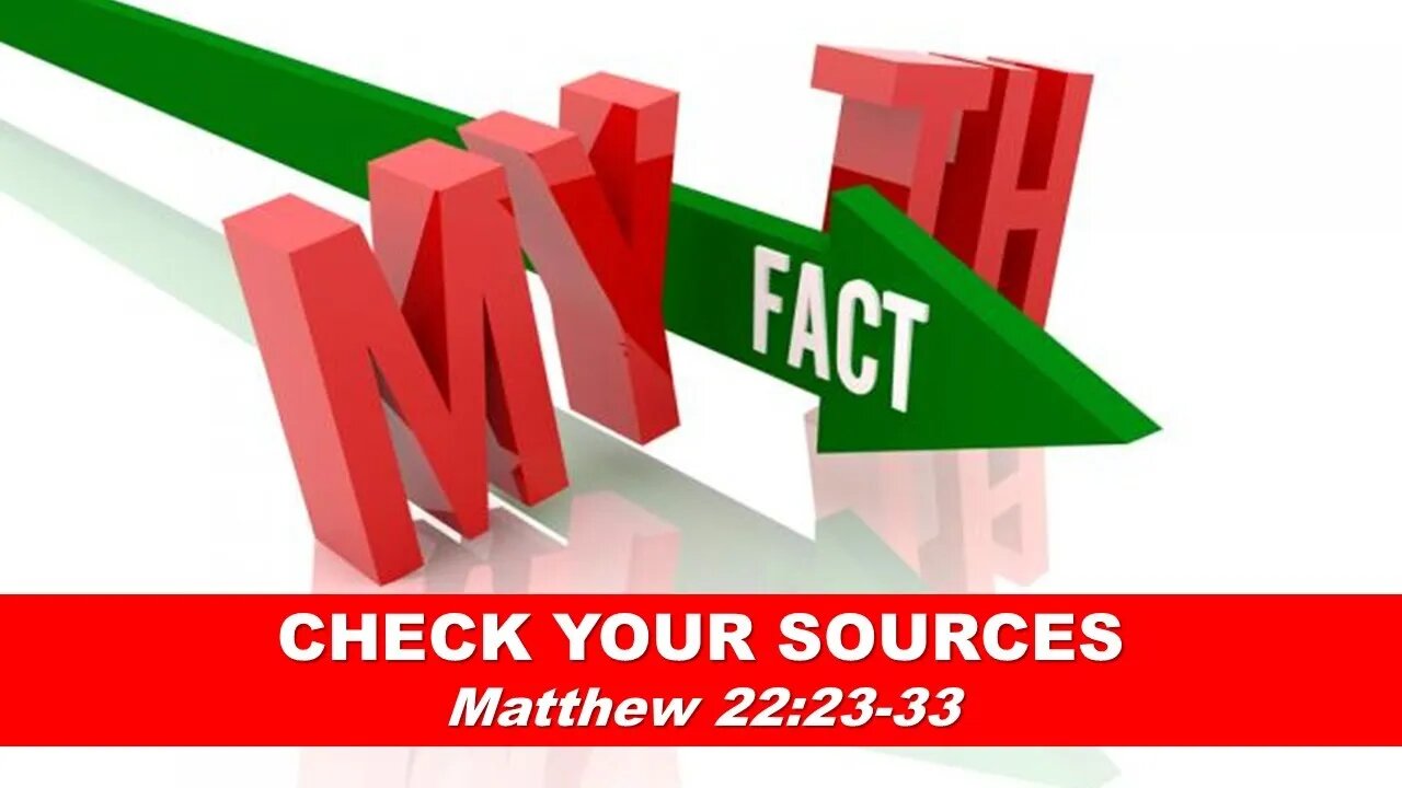 Check Your Sources