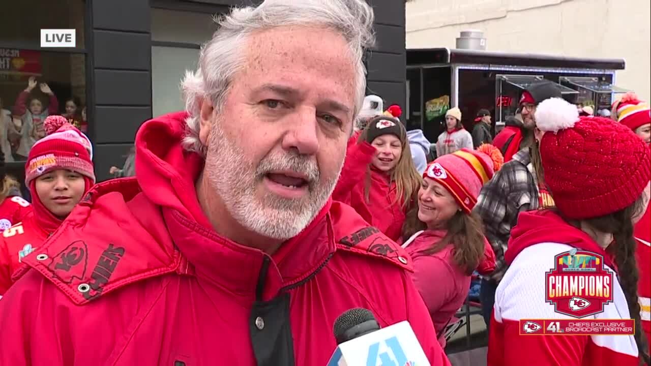 Tulsa man celebrates late brother's birthday at Chiefs Kingdom Champions Parade