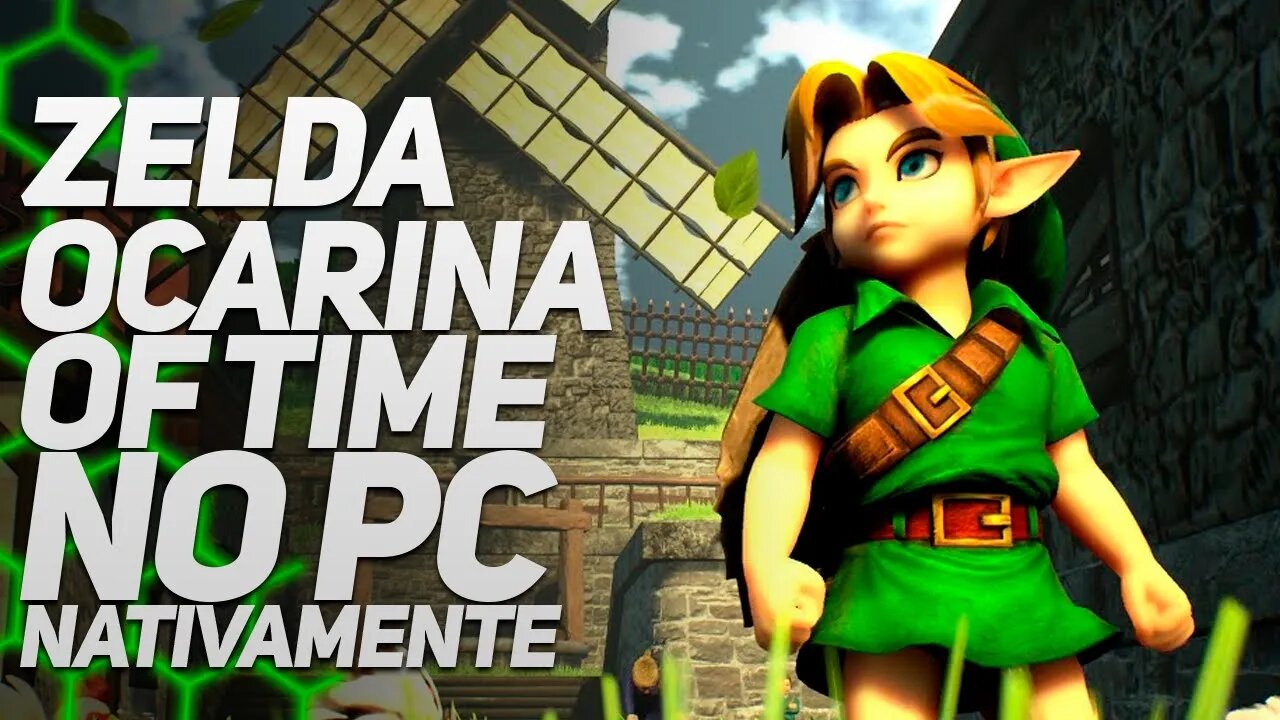 SAIU! ZELDA OCARINA OF TIME VERSÃO DE PC FOI LANÇADA!