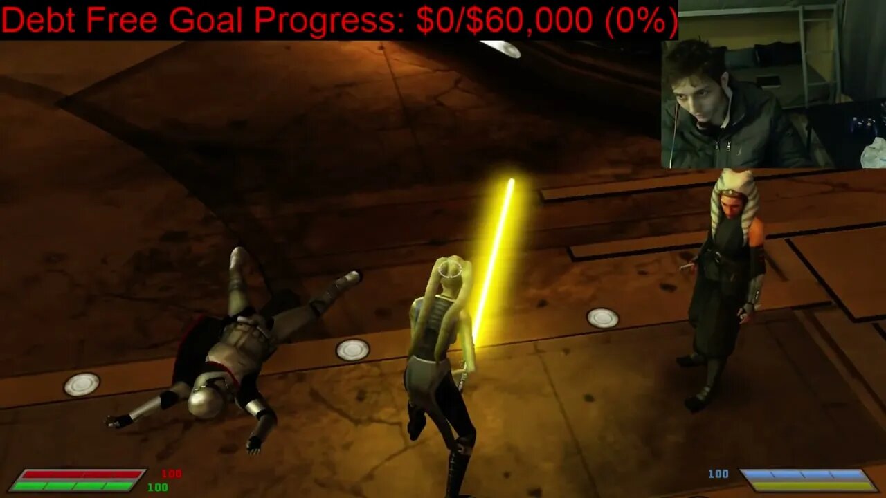 Ahsoka Tano VS Captain Phasma In A Battle With Live Commentary In Star Wars Jedi Knight Jedi Academy