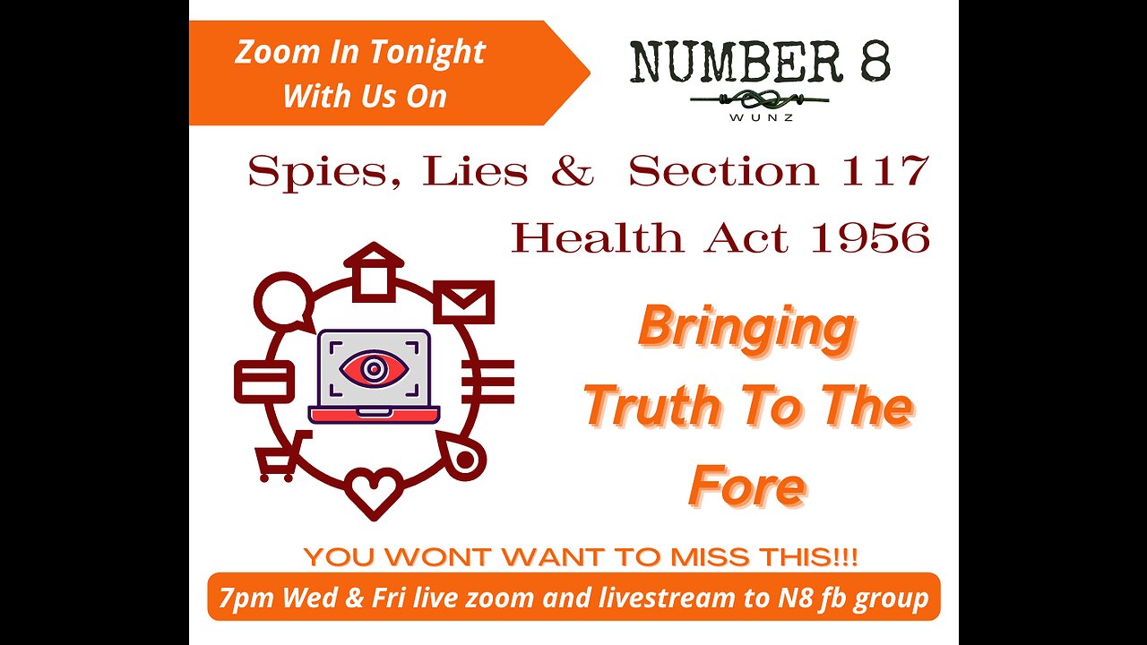 Ep 29 N8 17th Mar 23 - Spies, Lies & S 117 Health Act 1956