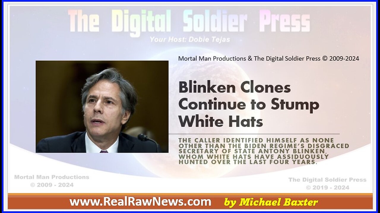 Antony Blinken Clones Continue to Stump the White Hats