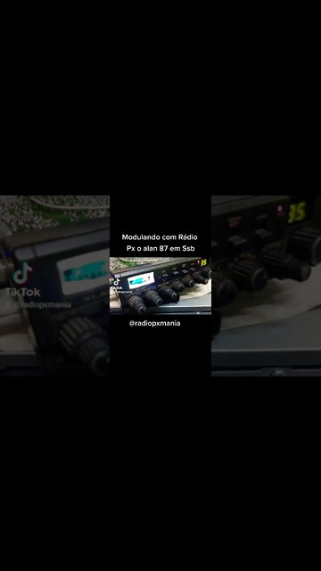 Modulando com o Rádio Px Alan 87 na bancada