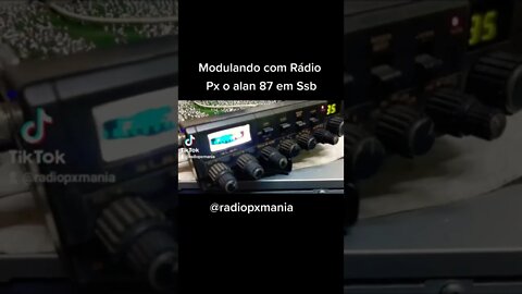 Modulando com o Rádio Px Alan 87 na bancada