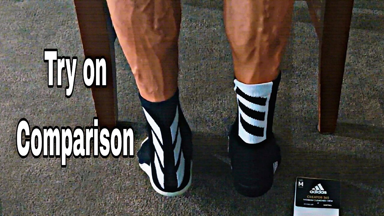 Athletic Crew Sock Comparison Try On