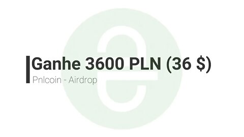 Airdrop - PICNIC LIFE (PNL) - Ganhe 36 $ - prevista para março/2021