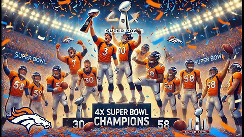 1997 Denver Broncos Team Season Highlights "Super Bowl XXXII Champions"