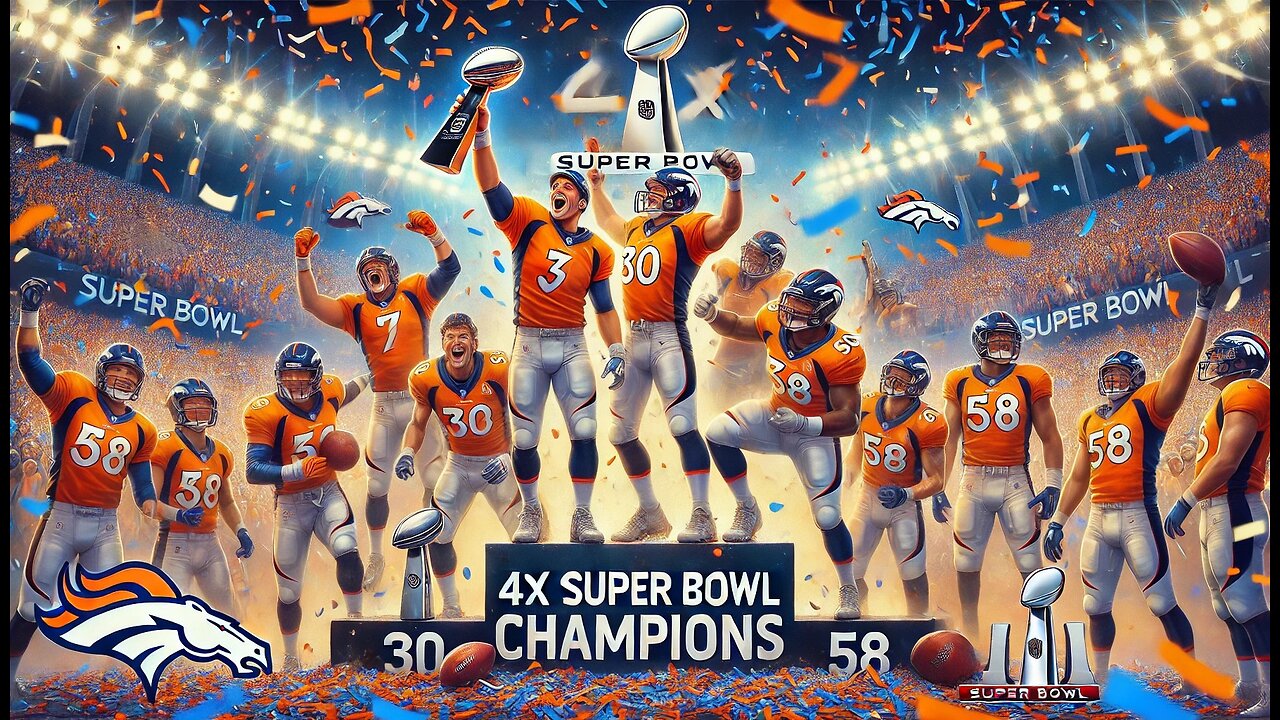 1997 Denver Broncos Team Season Highlights "Super Bowl XXXII Champions"