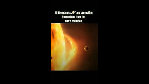 Sun protecting the planets