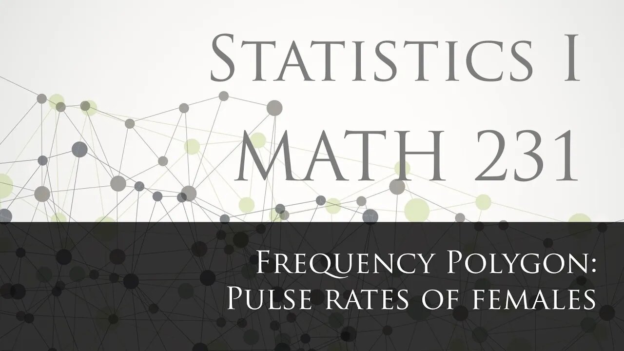 Frequency Polygon: Pulse rates of females