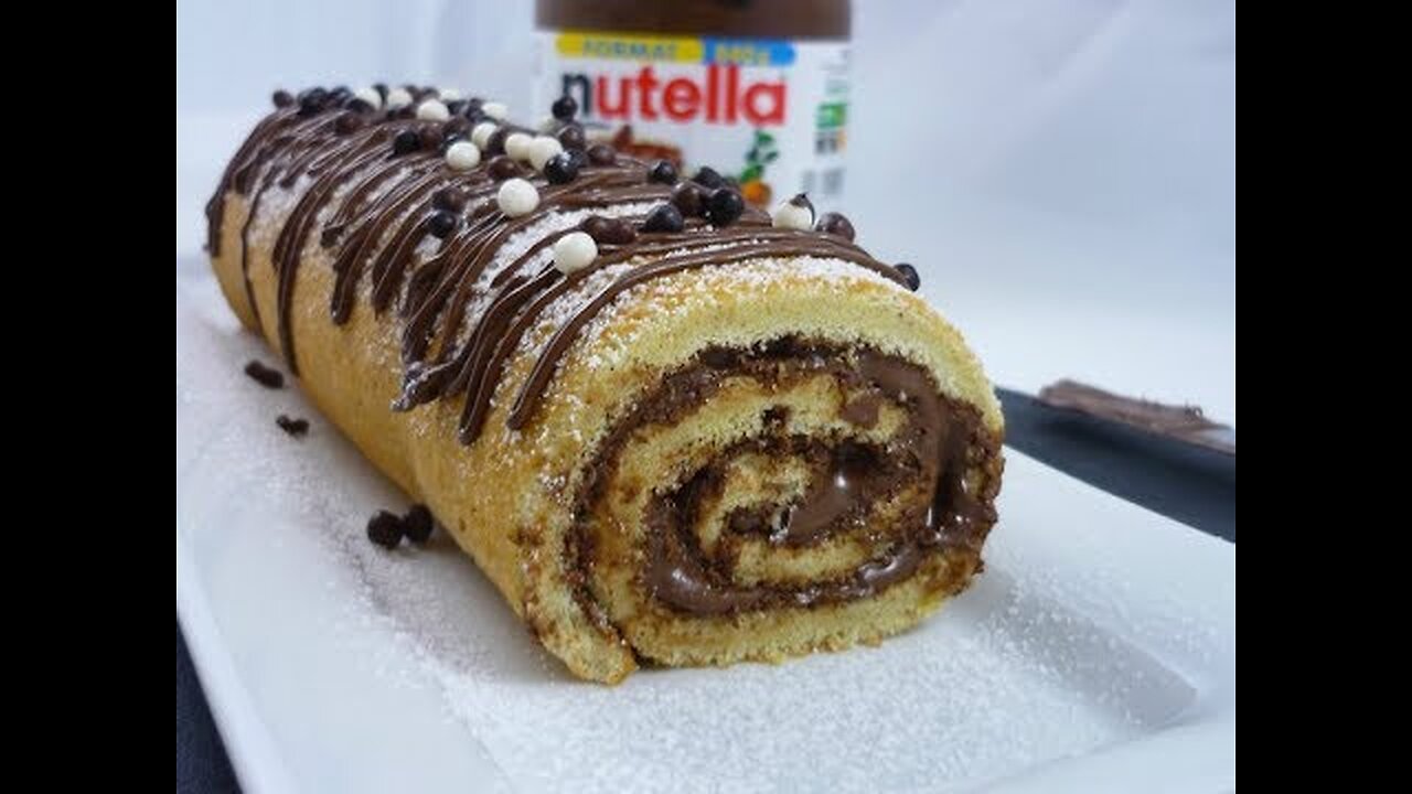 Easy Nutella Roll recipe