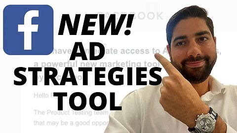 Facebooks New Tool "Ad Strategies" What Is It & and How It Works LIVE DEMO WALK THROUGH