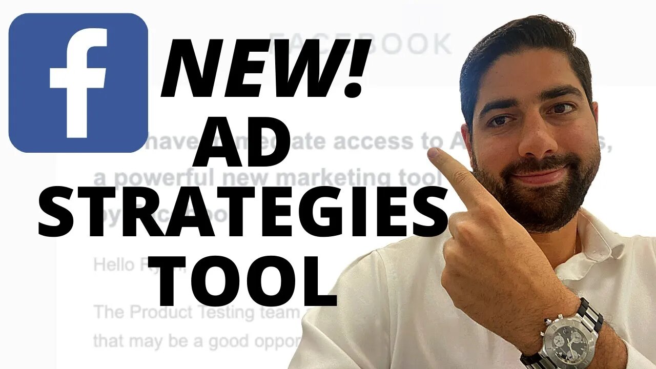 Facebooks New Tool "Ad Strategies" What Is It & and How It Works LIVE DEMO WALK THROUGH