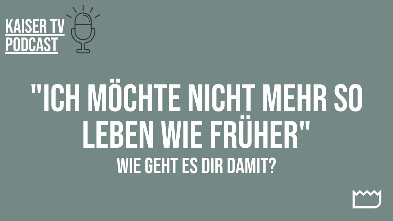 "Ich möchte nicht mehr so leben wie früher" - Hannah im Gespräch | Wie geht es dir damit?