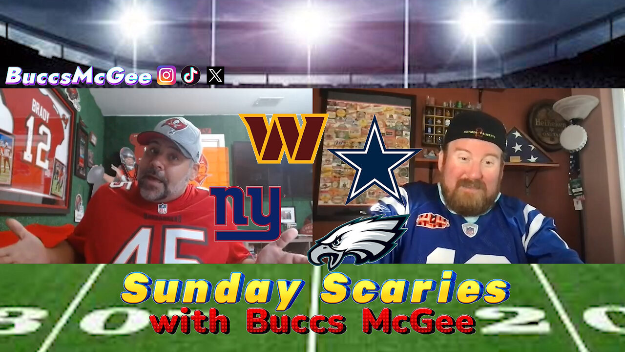 Can the Eagles Finish? Will Dallas EVER Do It? Sunday Scaries with Buccs McGee Previews the NFC East