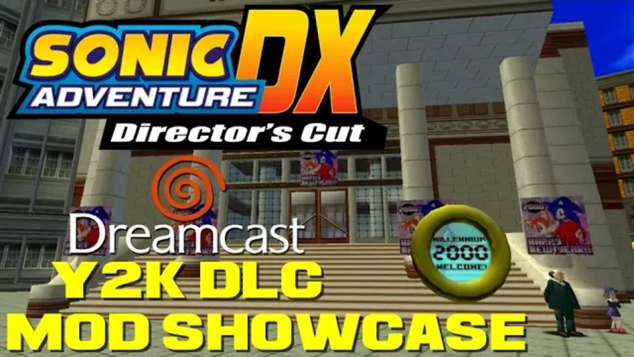 Sonic Adventure DX Dreamcast Y2K DLC mod showcase - PC Gameplay 😎Benjamillion