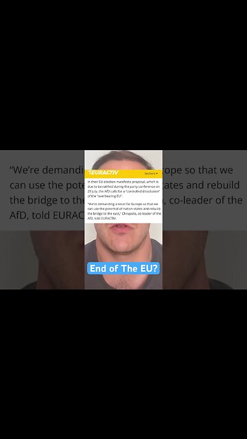 END Of The EU? #shorts